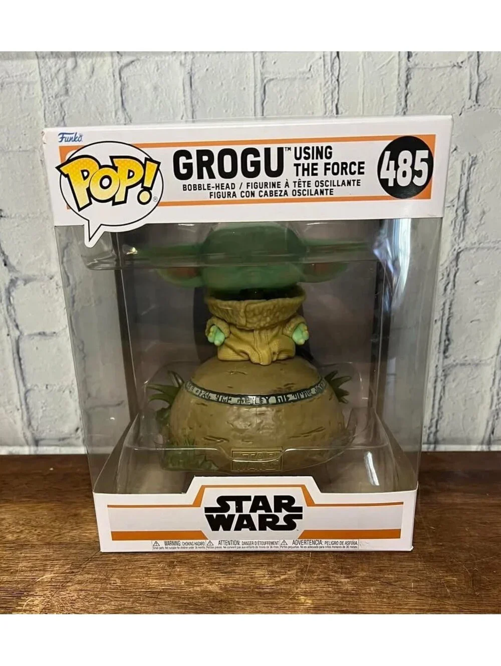 Funko Pop GROGU Deluxe Light & Sound The Mandalorian Baby Yoda Child #485